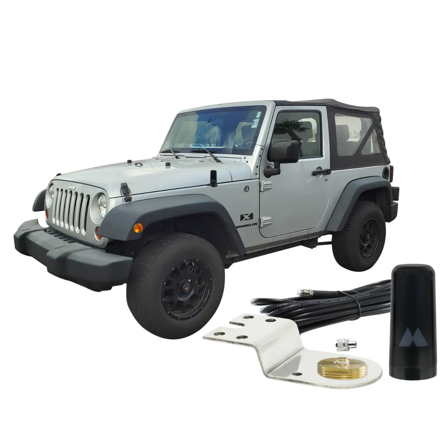 Compact Ghost Antenna Package for Jeep Wrangler JK